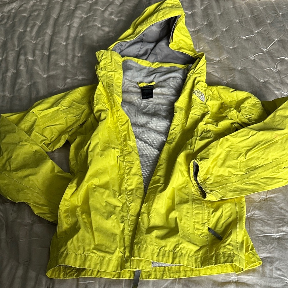 The North Face Kids Lemon Yellow Raincoat